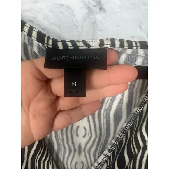 Worthington Printed Dress Women’s Size Medium - Picture 9 of 10